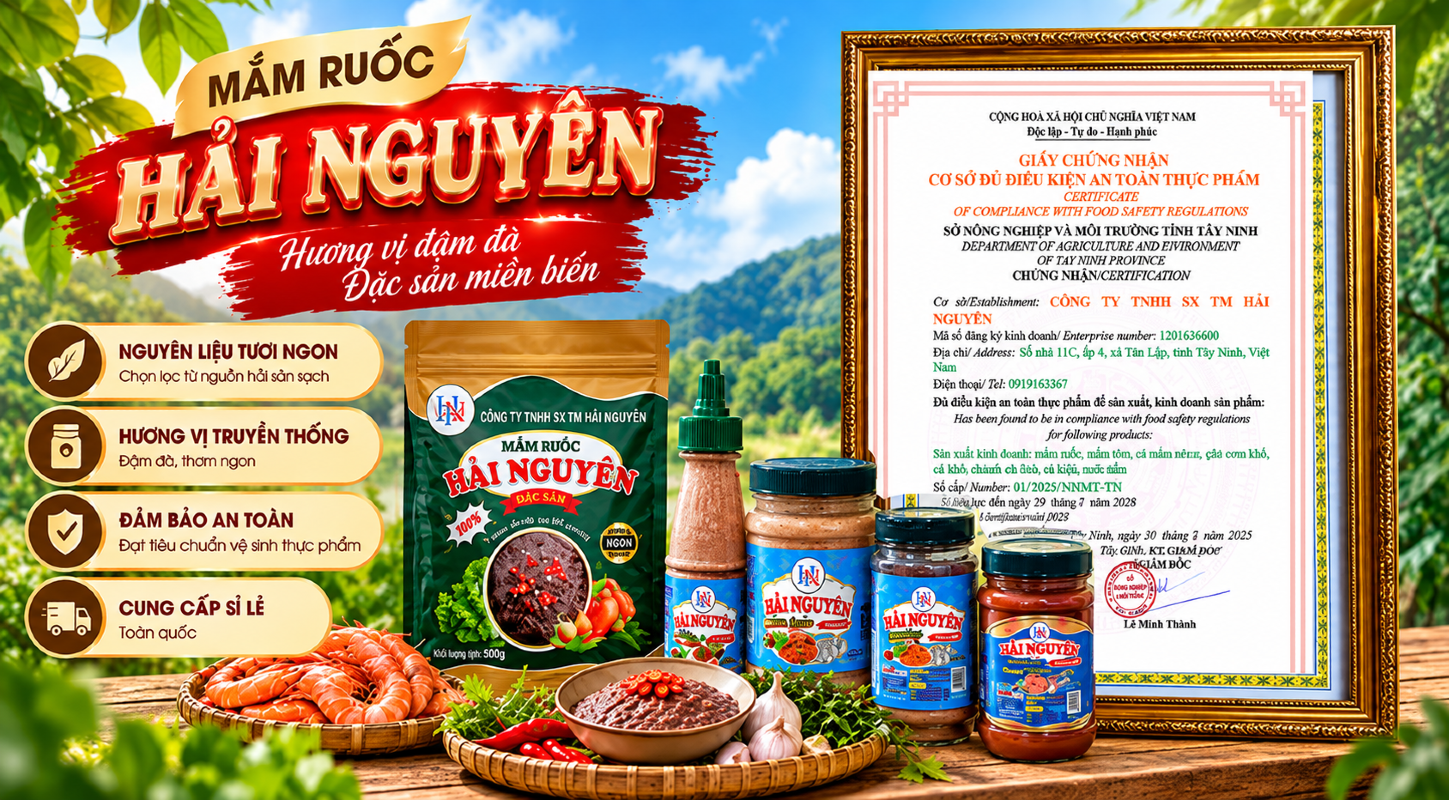 Mắm Tôm Hải Nguyên – Bí Quyết Tạo Nên Hương Vị Đậm Đà Truyền Thống Việt